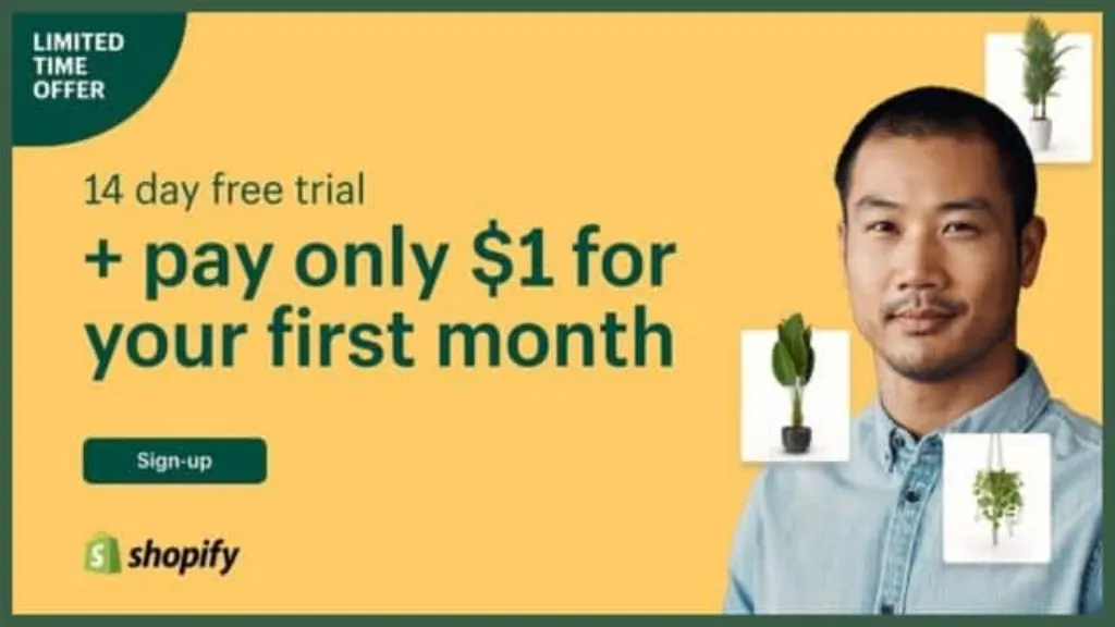 Shopify 初月 $1 特別オファー [月] [年]